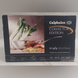 Calphalon Collector's Edition 10" Stainless Steel Style"  Stir Fry Pan